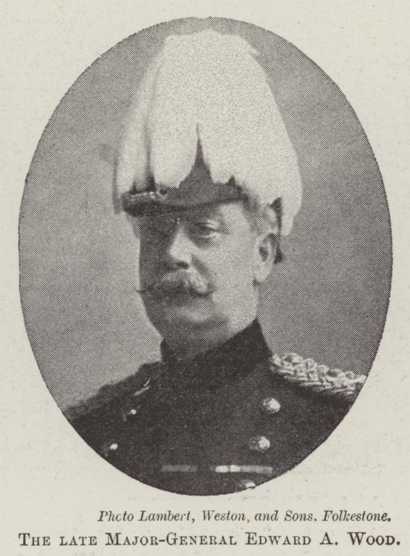 Der verstorbene Generalmajor Edward A. Wood von English Photographer