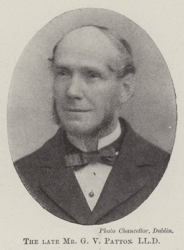 Der verstorbene Mr. G. V. Patton, LLD von English Photographer