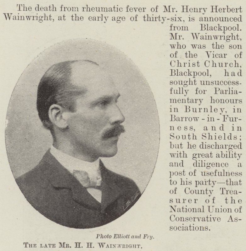 Der verstorbene Mr H H Wainwright von English Photographer
