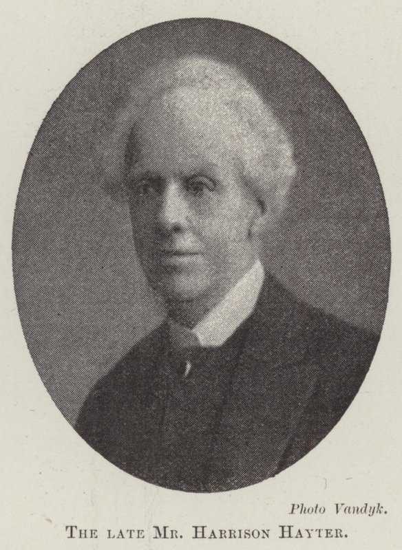 Der verstorbene Herr Harrison Hayter von English Photographer