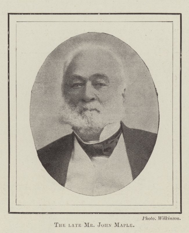 Der verstorbene Mr. John Maple von English Photographer