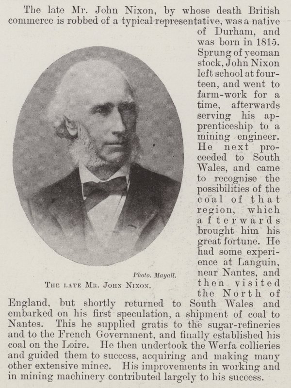 Der verstorbene Mr. John Nixon von English Photographer