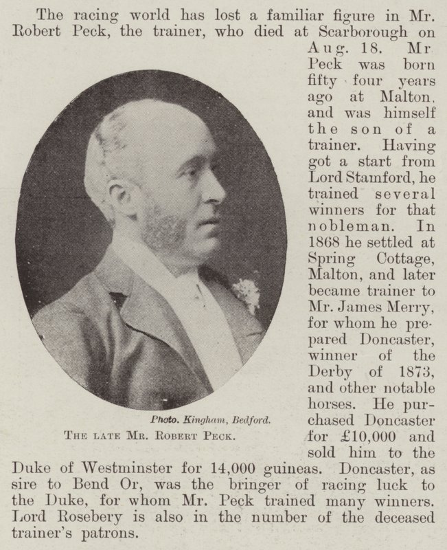 Der verstorbene Mr. Robert Peck von English Photographer