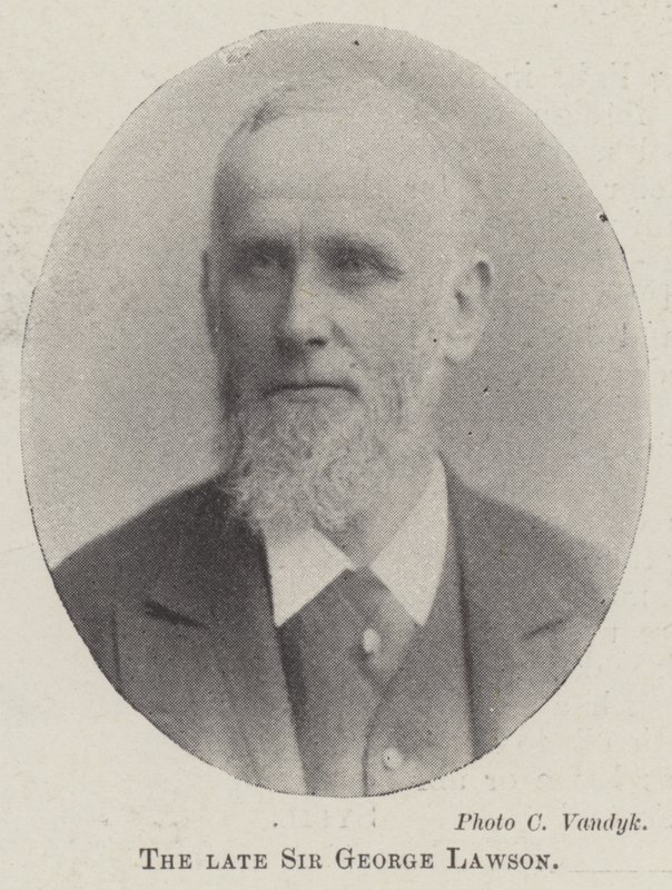 Der verstorbene Sir George Lawson von English Photographer