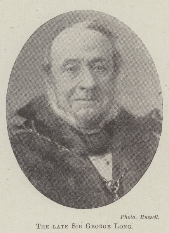 Der verstorbene Sir George Long von English Photographer