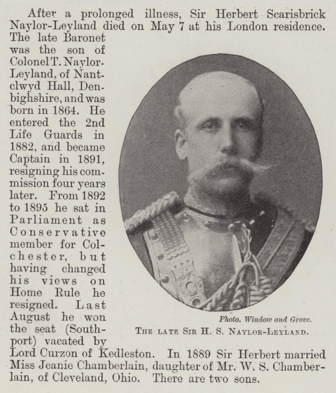 Der verstorbene Sir H. S. Naylor-Leyland von English Photographer