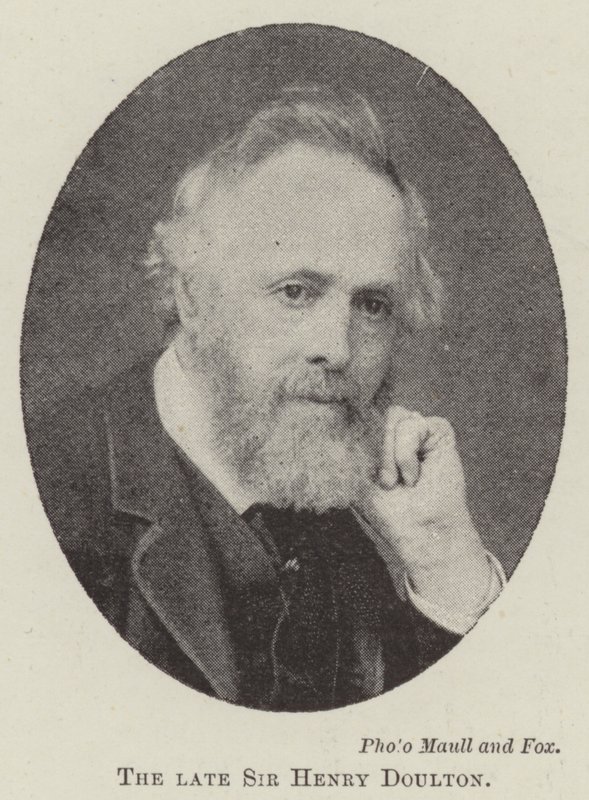 Der verstorbene Sir Henry Doulton von English Photographer