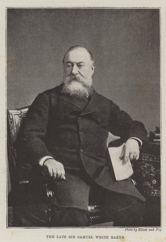 Der verstorbene Sir Samuel White Baker von English Photographer