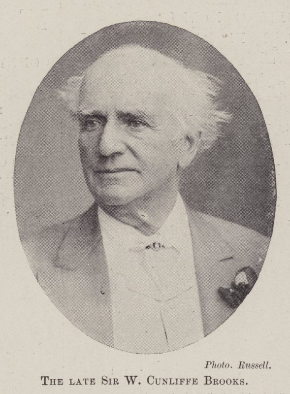 Der verstorbene Sir W Cunliffe Brooks von English Photographer
