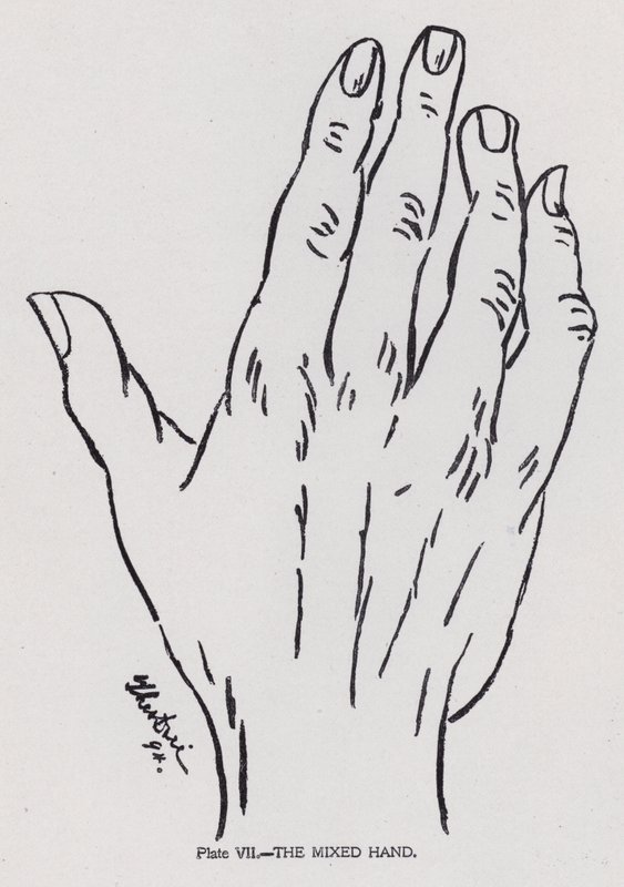 Die gemischte Hand (s/w Foto) von English Photographer