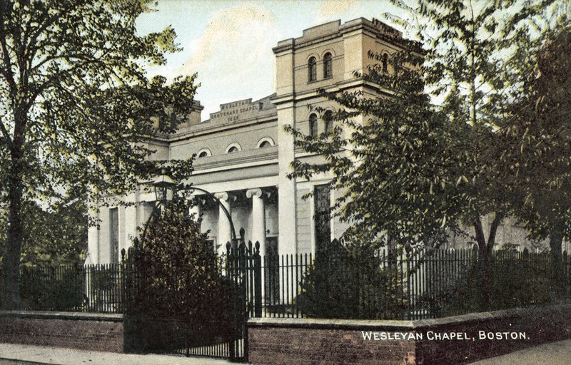 Wesleyanische Kapelle, Boston von English Photographer