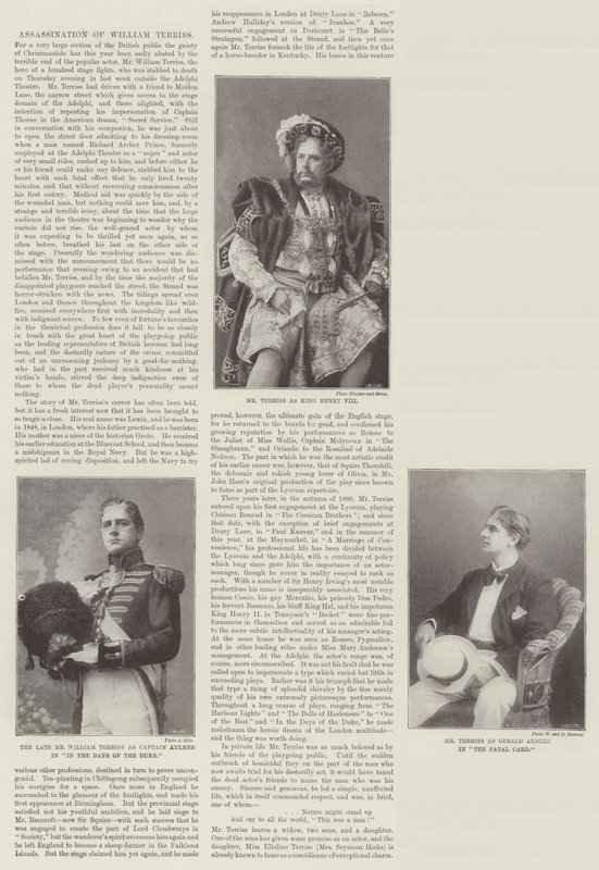 William Terriss von English Photographer