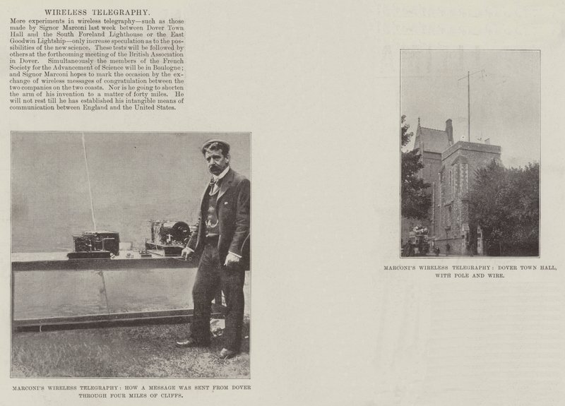 Drahtlose Telegrafie von English Photographer