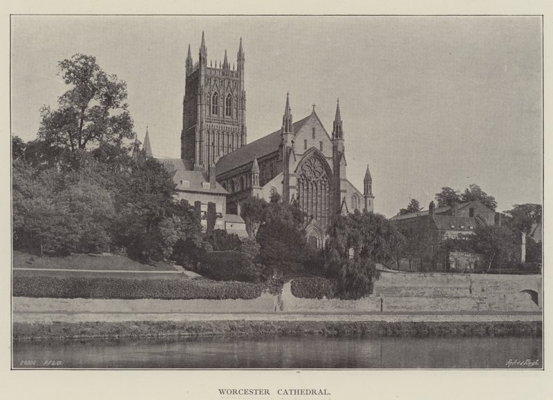 Kathedrale von Worcester von English Photographer