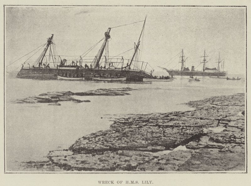 Wrack der HMS Lily von English Photographer