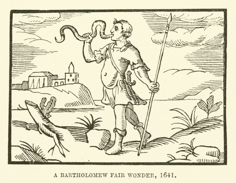 Ein Wunder auf dem Bartholomäusmarkt, 1641 von English School