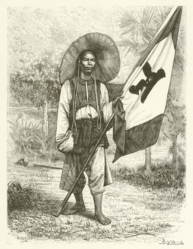 Ein chinesischer Soldat von English School