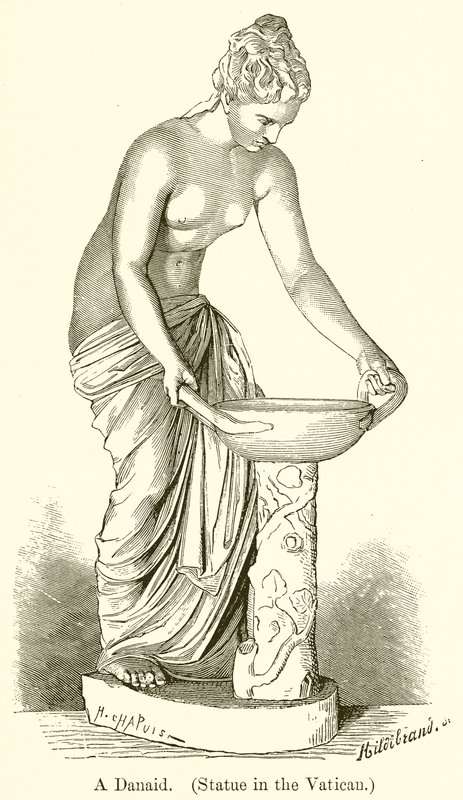 Eine Danaide (Statue im Vatikan) von English School