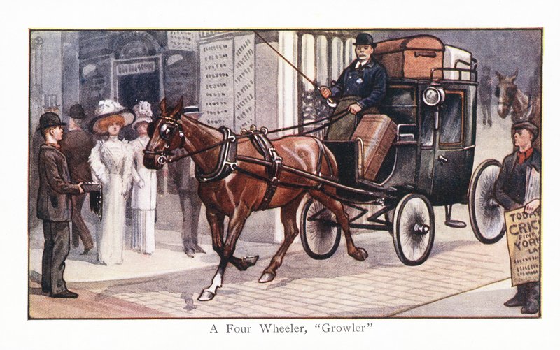 Ein Vierradwagen, Growler von English School