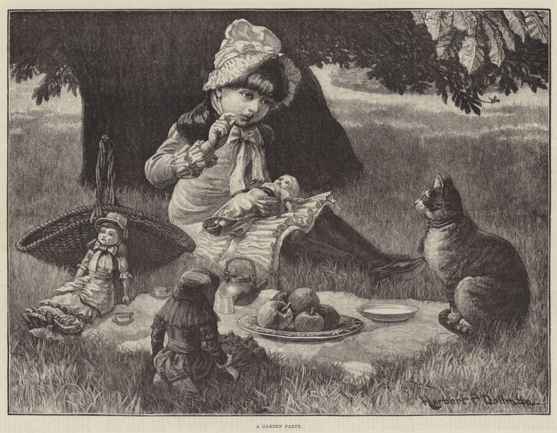 Eine Gartenparty (Stich) von English School