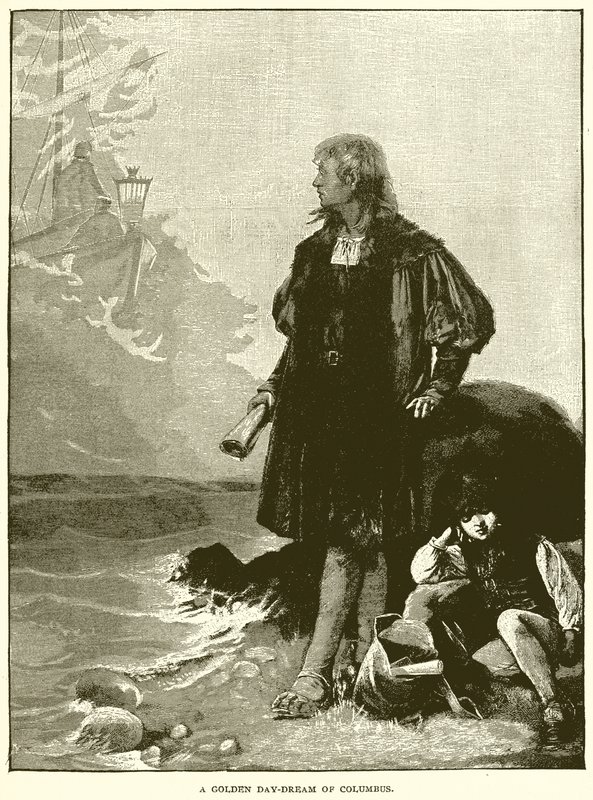 Ein goldener Tagtraum von Kolumbus von English School