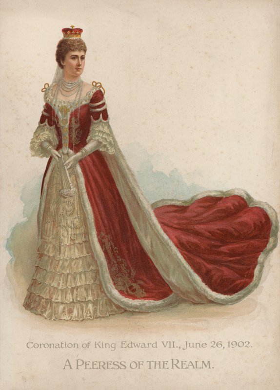 Eine Peeress des Reiches (Chromolitho) von English School