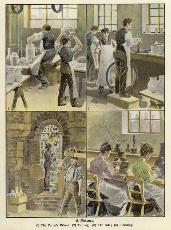 Eine Töpferei von English School