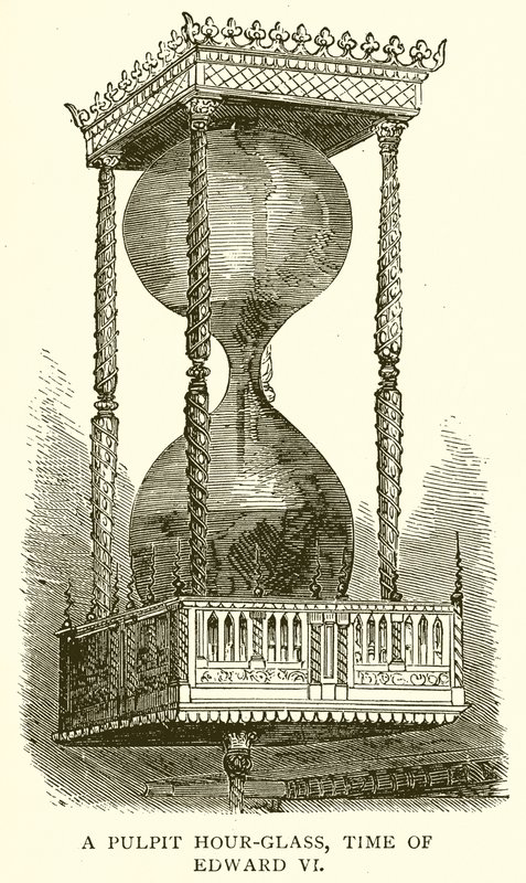 Eine Kanzeluhr, Zeit von Eduard VI. von English School