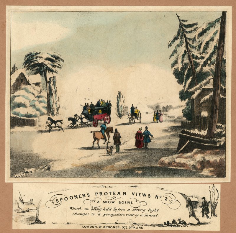 Eine Schneeszene von English School