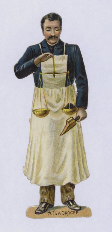 Ein Teehändler von English School