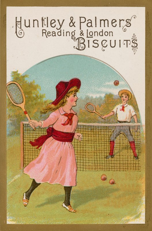 Ein Tennisspiel von English School
