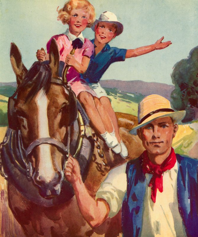 Eine Heimfahrt auf dem alten Dobbin von English School