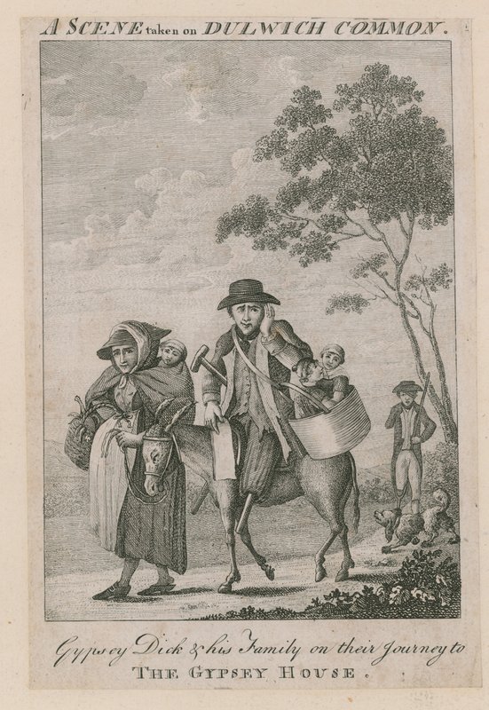 Eine Szene auf dem Dulwich Common von English School