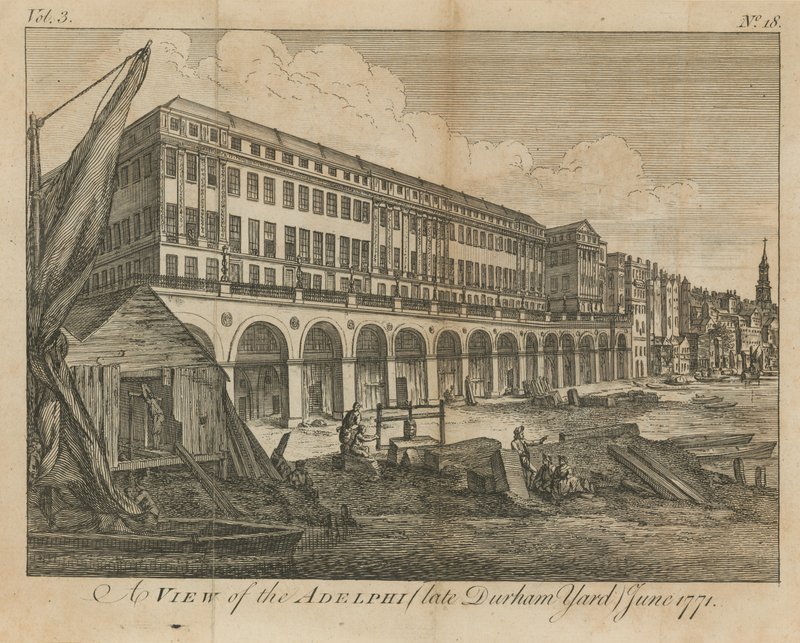 Eine Ansicht des Adelphi von English School