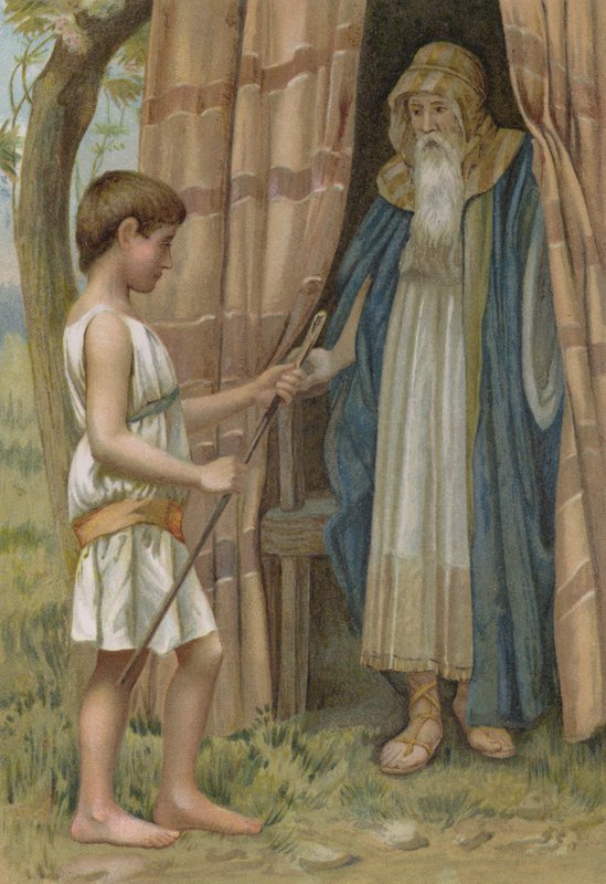 Abraham und Isaak von English School