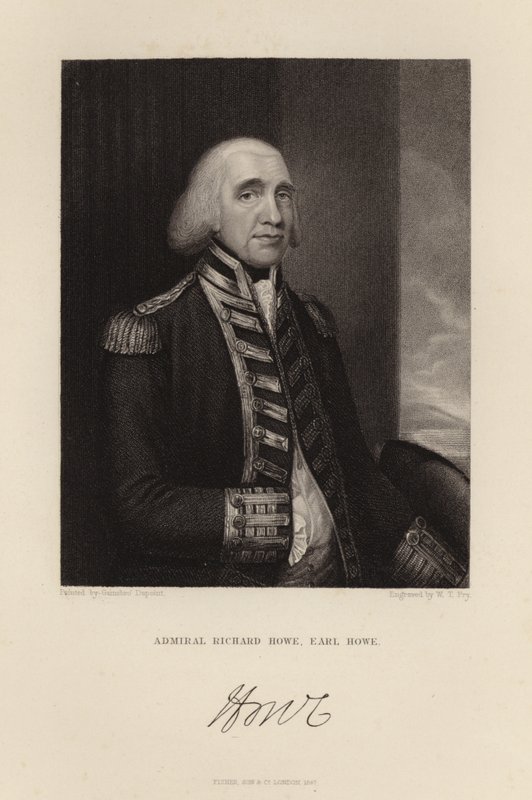 Admiral Richard Howe von English School