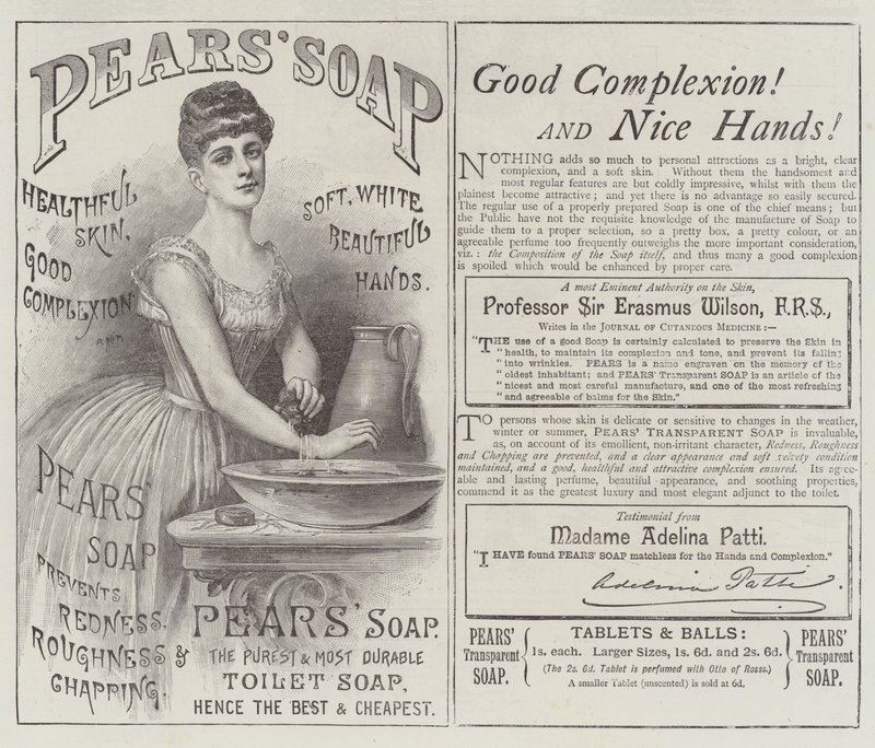 Werbung, Pears
