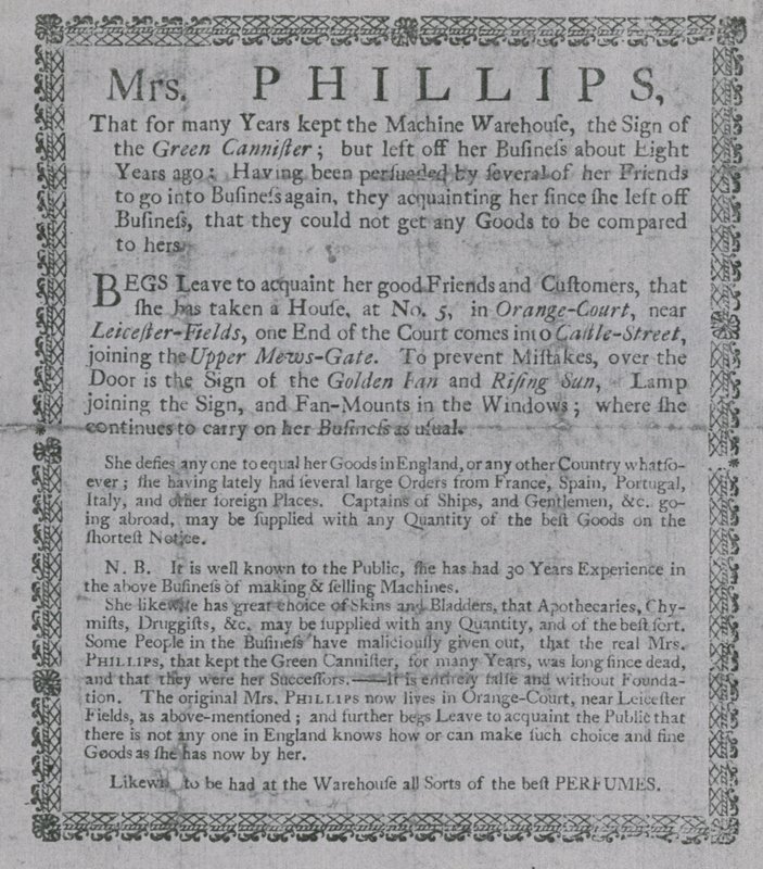 Anzeige für Mrs. Phillips von English School