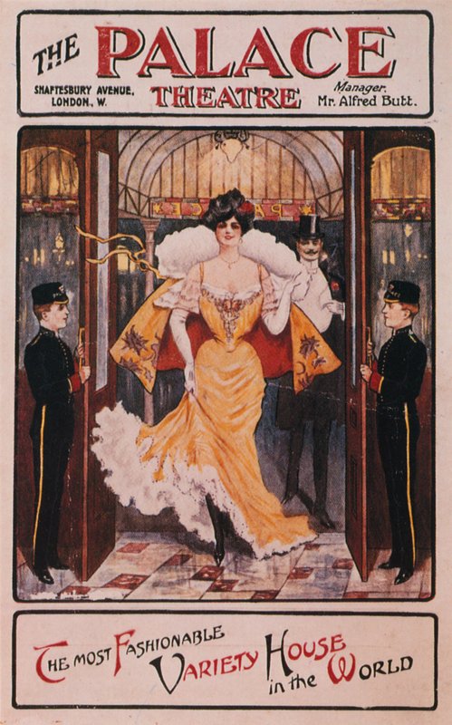 Werbung für das Palace Theatre von English School