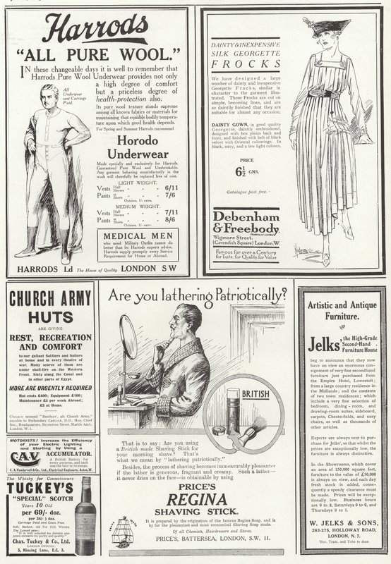 Werbung aus The Sphere von English School