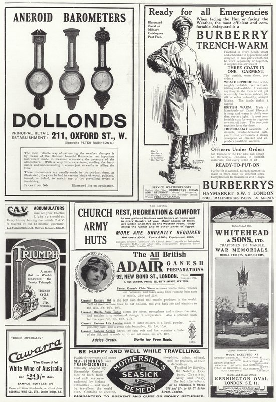 Werbung aus The Sphere von English School