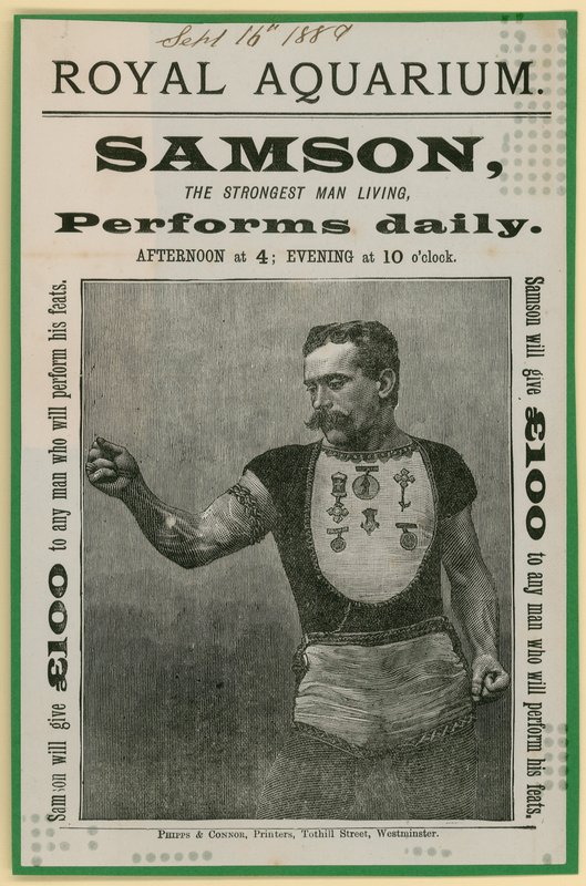 Werbung für Samson von English School