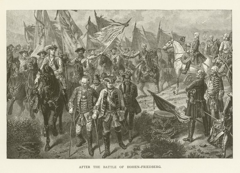 Nach der Schlacht bei Hohenfriedberg von English School