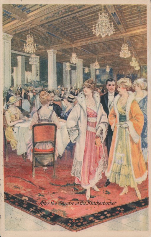 Nach dem Theater im Knickerbocker von English School