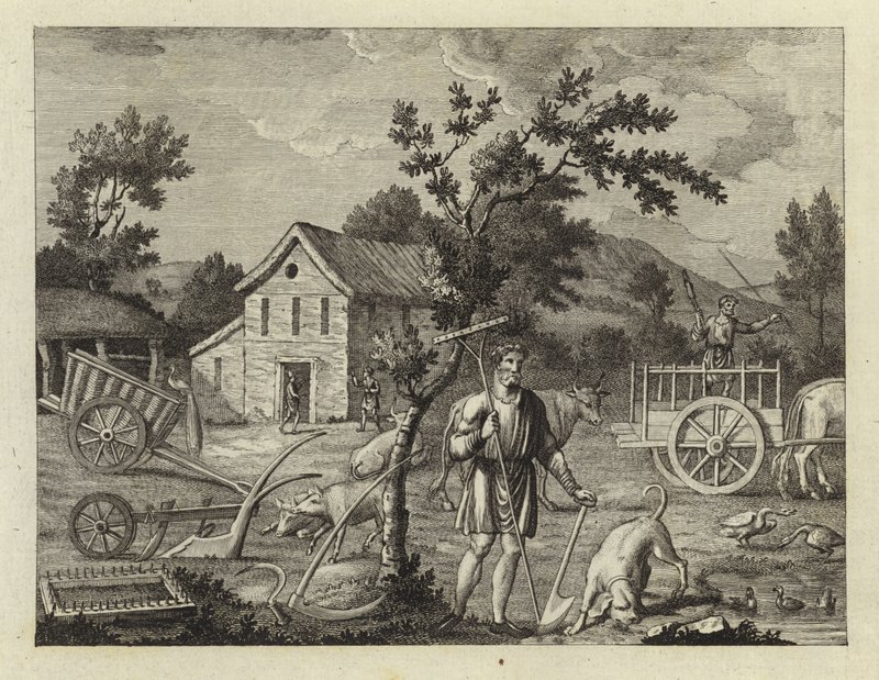 Landwirtschaft der Angelsachsen von English School