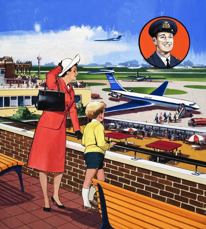 Flugzeugpilot von English School