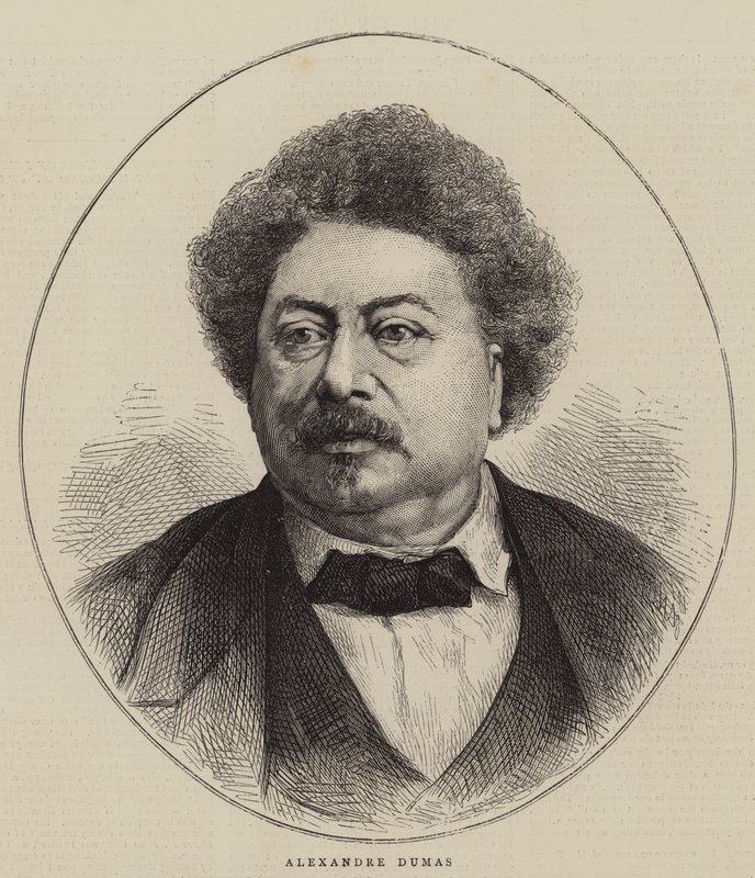 Alexandre Dumas (Stich) von English School