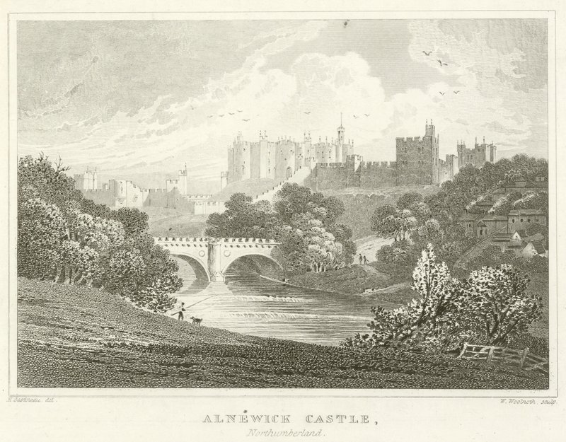 Alnewick Castle, Northumberland von English School