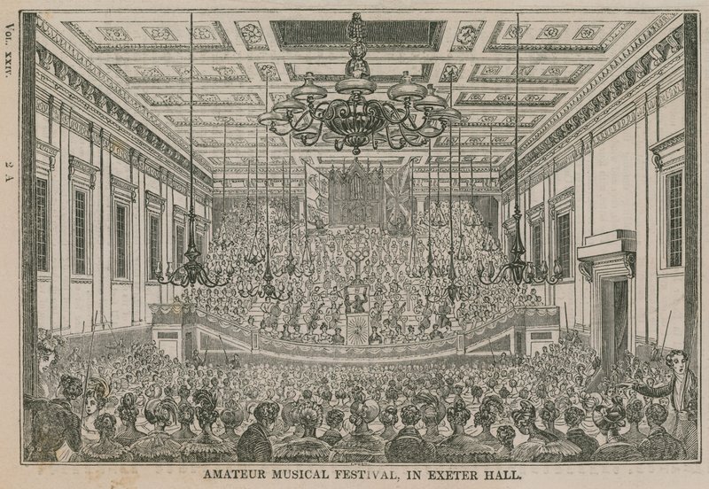 Amateur-Musikfestival in der Exeter Hall von English School