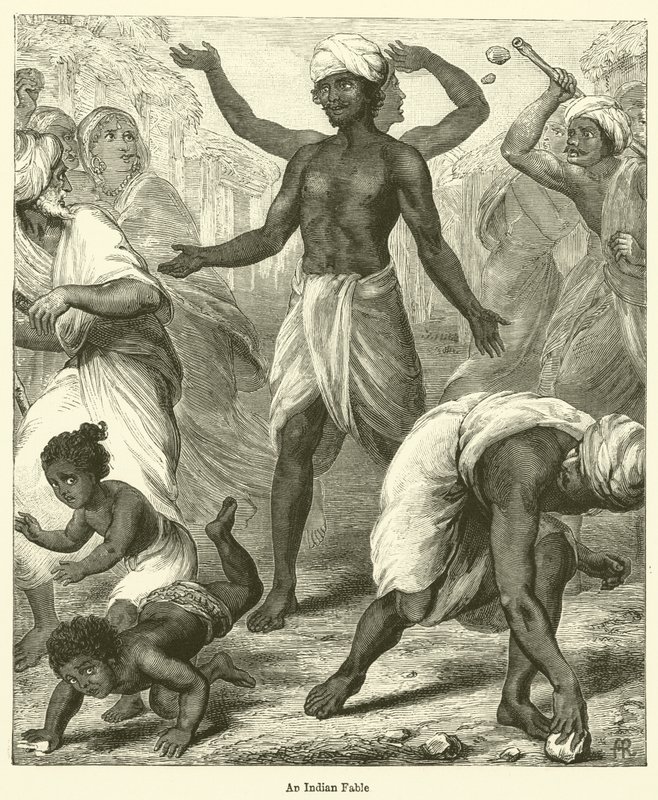 Eine indische Fabel von English School